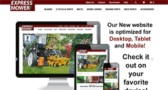 Desktop Screenshot of expressmowerparts.com